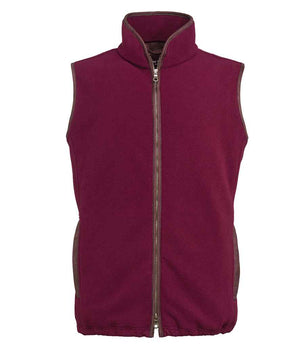 Brook Taverner Unisex Cincinatti Fleece Gilet Fig