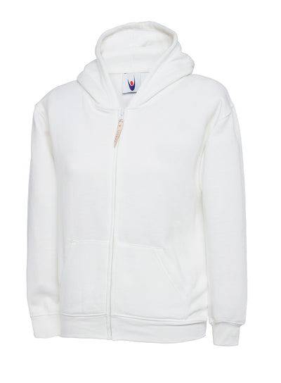 Uneek Childrens Classic Full Zip Hooded Sweatshirt