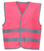 Yoko Kids Hi-Vis Two Band Waistcoat