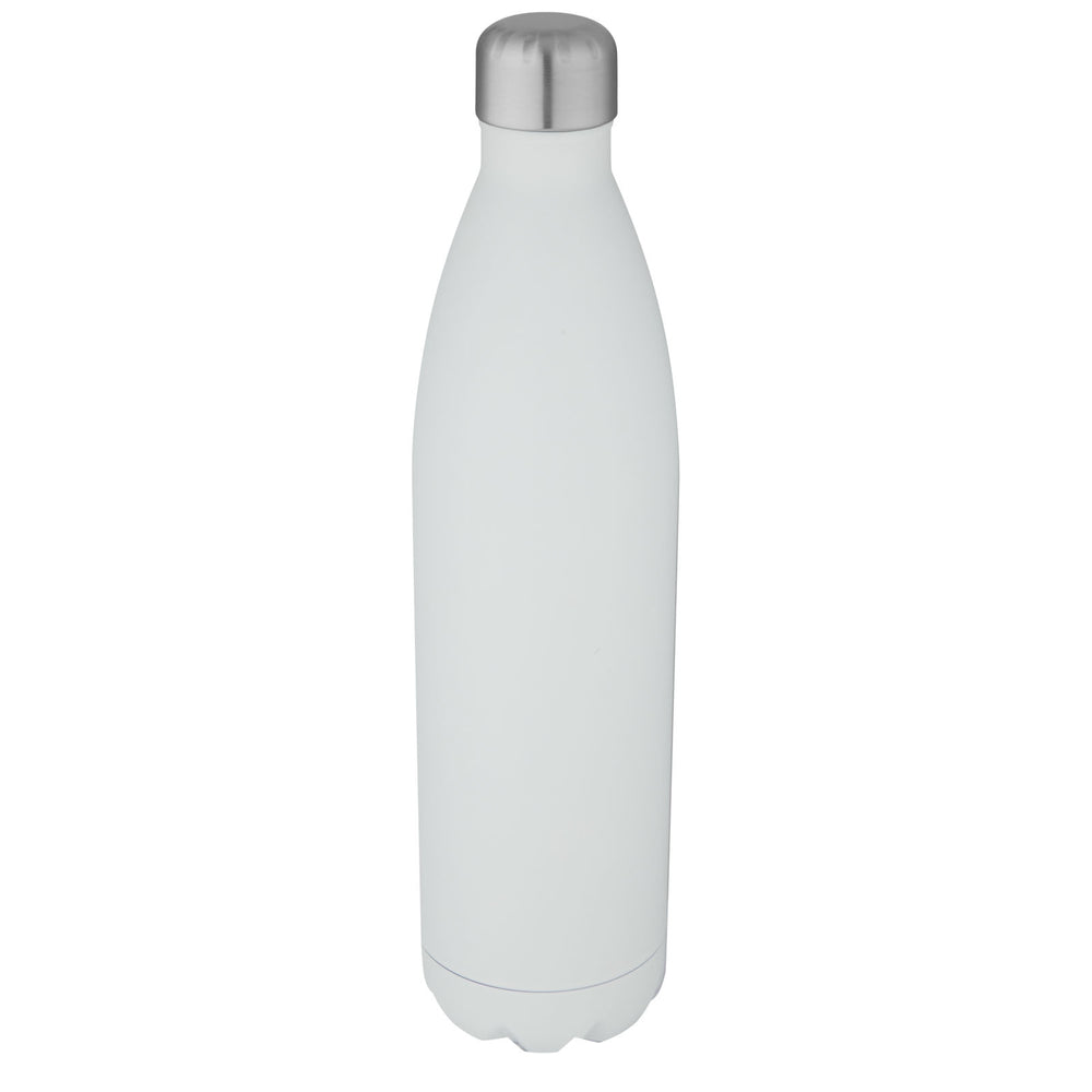 Branded Cove 1 L vacuum insulated stainless steel bottle