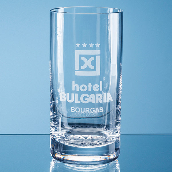 Branded 400ml Grosvenor Lead Crystal High Ball with Star Cut Base