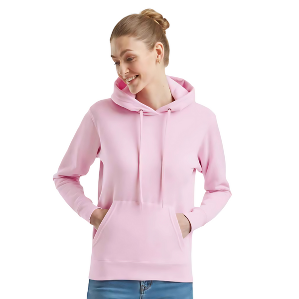 Fruit of the Loom Classic Lady Fit Hooded Sweatshirt Light Pink