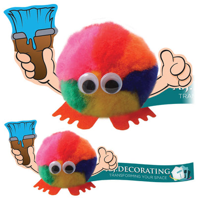 Trade Themed Logobug Handholders Paint Brush Handholder