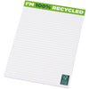 Branded Desk-Mate® A5 recycled notepad 50 pages