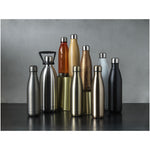Branded Cove 1 L vacuum insulated stainless steel bottle
