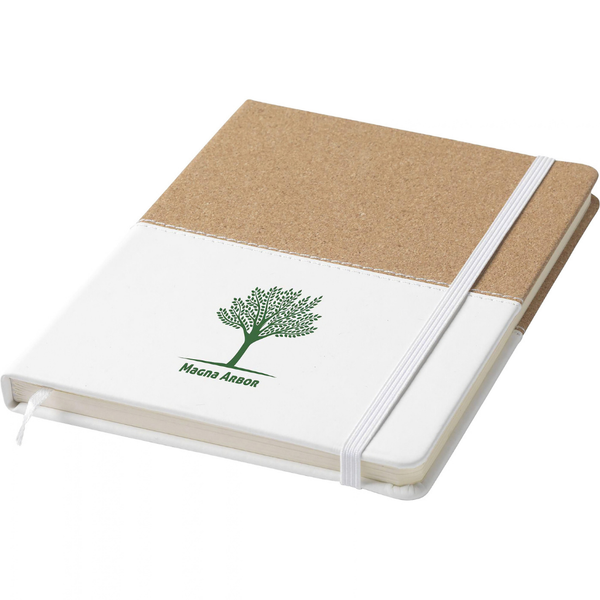 Duo Cork and Imitation Leather Notebook
