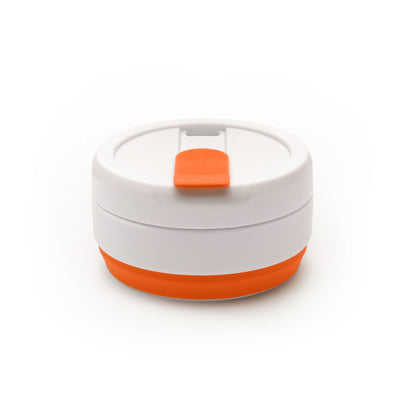 Branded Pocket Cup 355ml collapsible silicone body cup