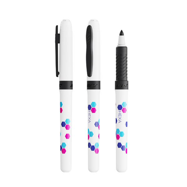 BIC® Mark-it Permanent Marker White/Black
