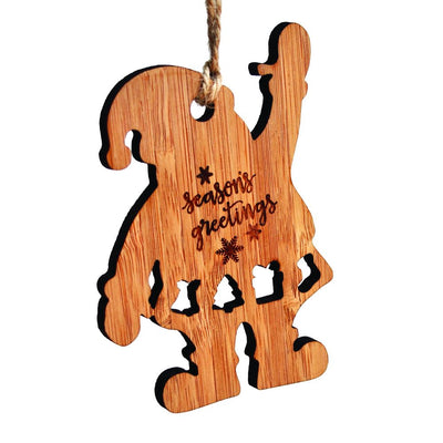 Branded Bamboo Christmas Decorations (UK Made)