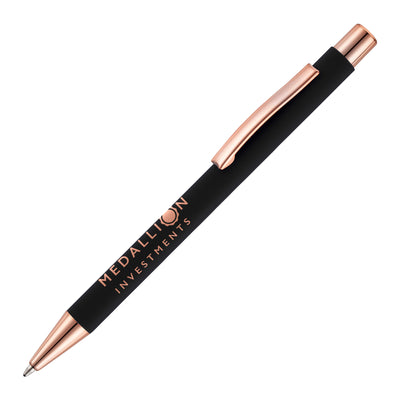 Branded Travis Rose Gold Pen