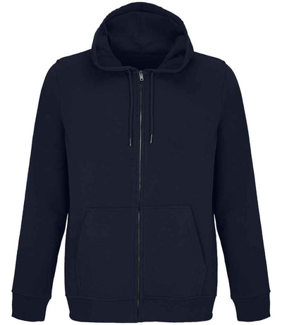 SOL'S Unisex Calipso Eco-Friendly Full Zip Hoodie French Navy
