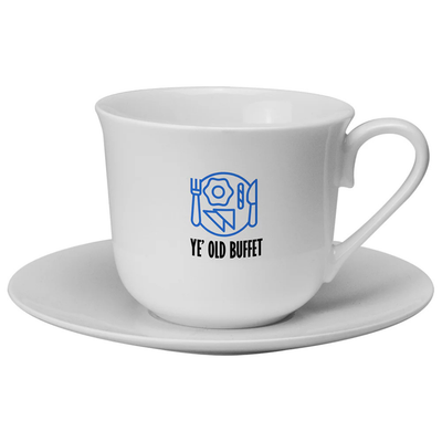 Branded Breakfast Cup & Saucer