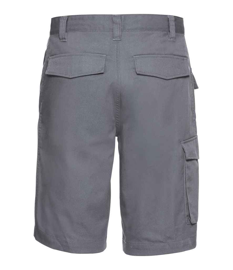 Russell Workwear Poly/Cotton Shorts Convoy Grey