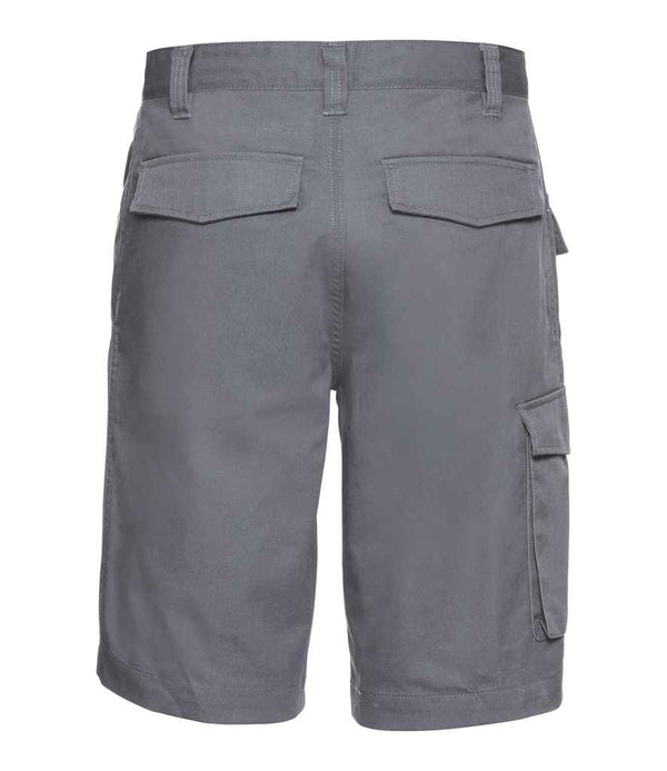 Russell Workwear Poly/Cotton Shorts Convoy Grey