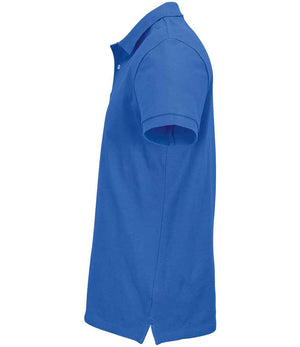 SOL'S Unisex Pacific Twin Piqué Polo Shirt Royal Blue