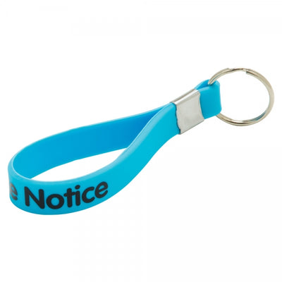 Custom Printed Silicone Loop Keyring