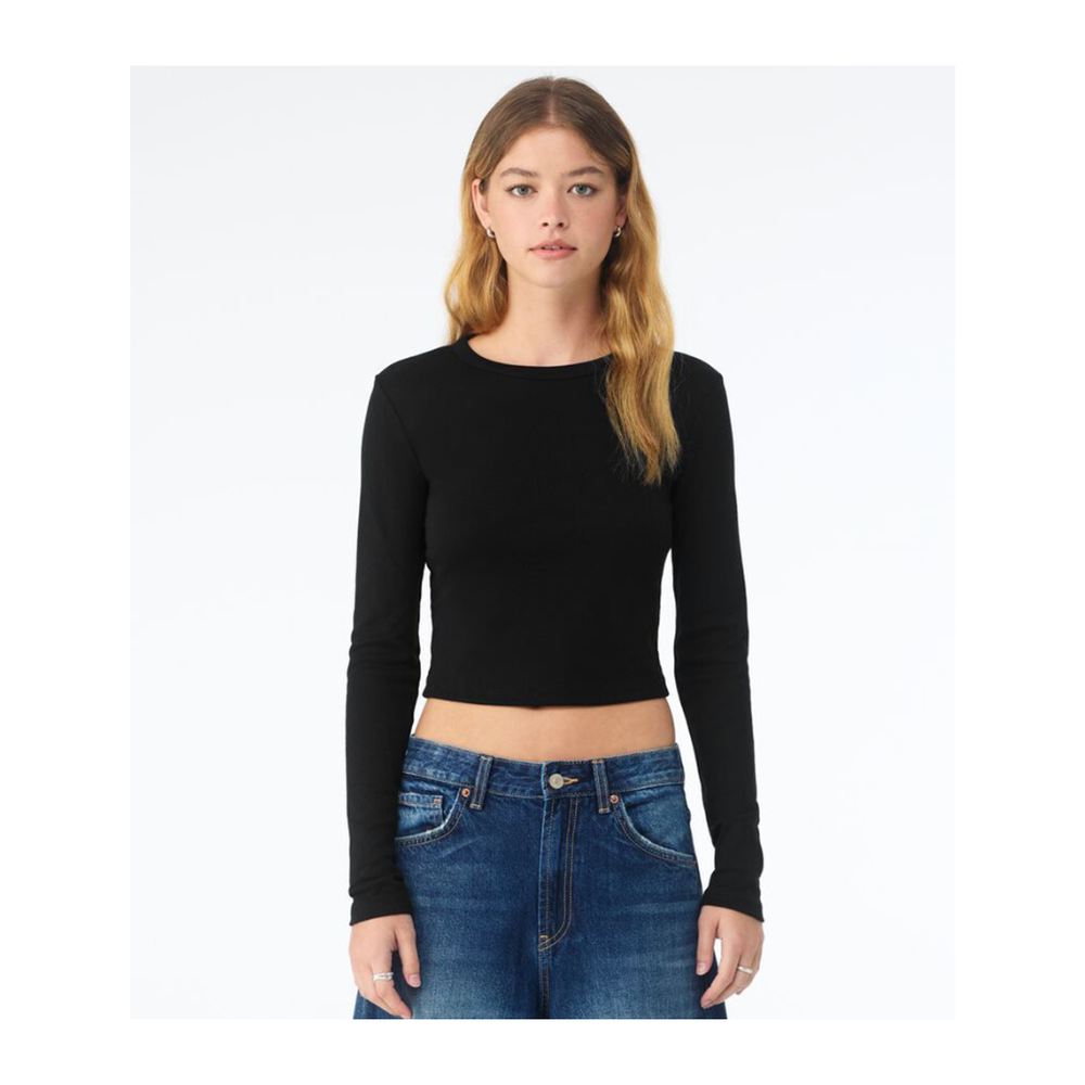 Bella Micro Rib Long Sleeve Baby T-Shirt