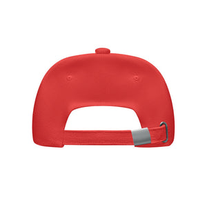 Organic cotton baseball cap Red