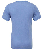 Canvas Unisex Tri-Blend T-Shirt Blue Tri-Blend
