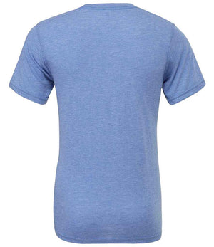 Canvas Unisex Tri-Blend T-Shirt Blue Tri-Blend