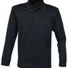 Branded Henbury Unisex Long Sleeve Coolplus® Piqué Polo Shirt