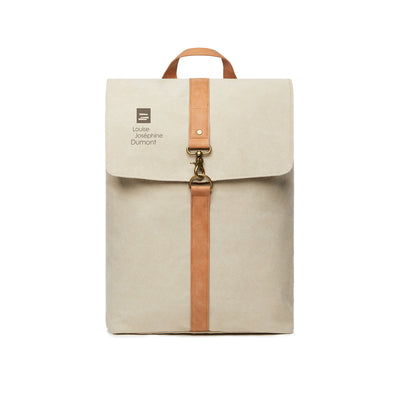 Branded VINGA Bosler backpack GRS recycled canvas