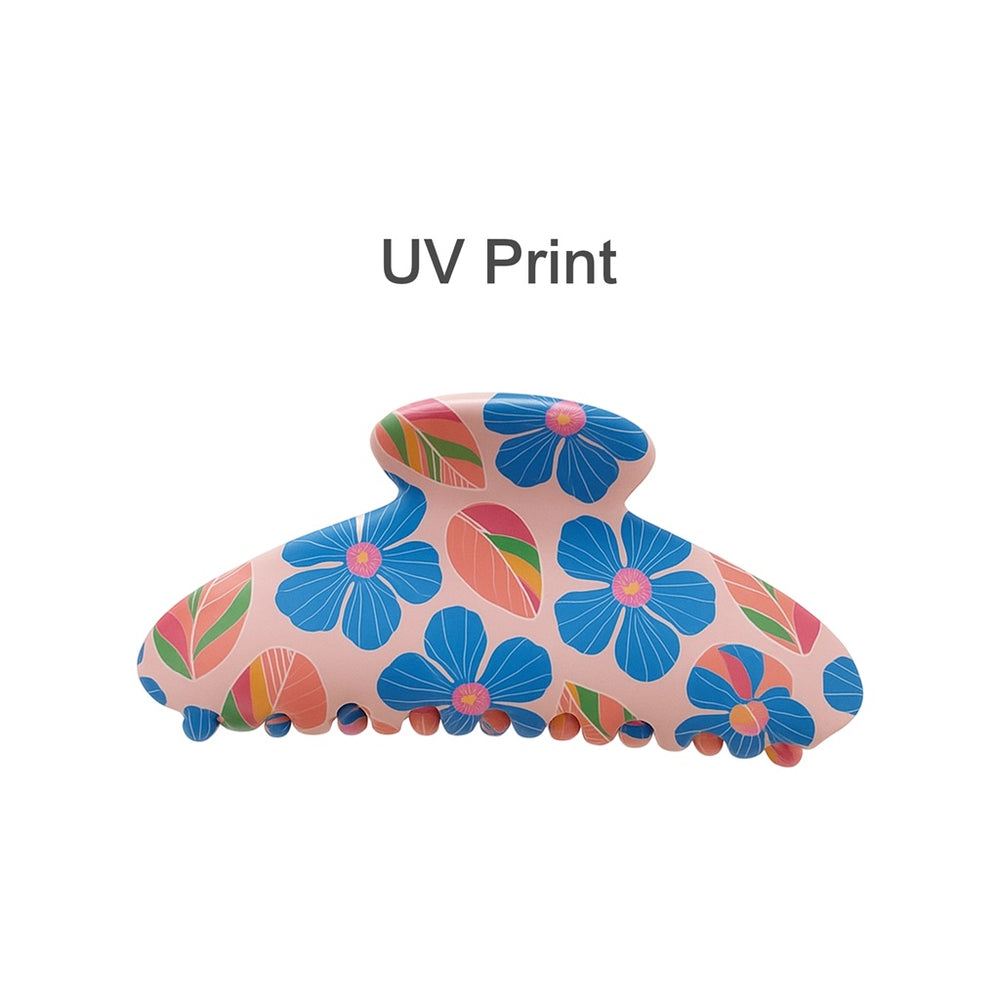 Acetate Hair Clips x Style3 - Geometric Pattern