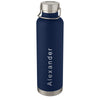 Branded Thor 1 L copper vacuum insulated water bottle