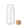 Glass bottle cork lid 600 ml