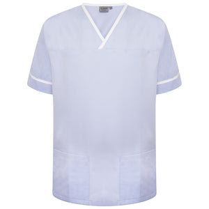 Behrens Contrast Trim Smart Scrub Top