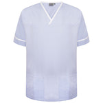 Behrens Contrast Trim Smart Scrub Top
