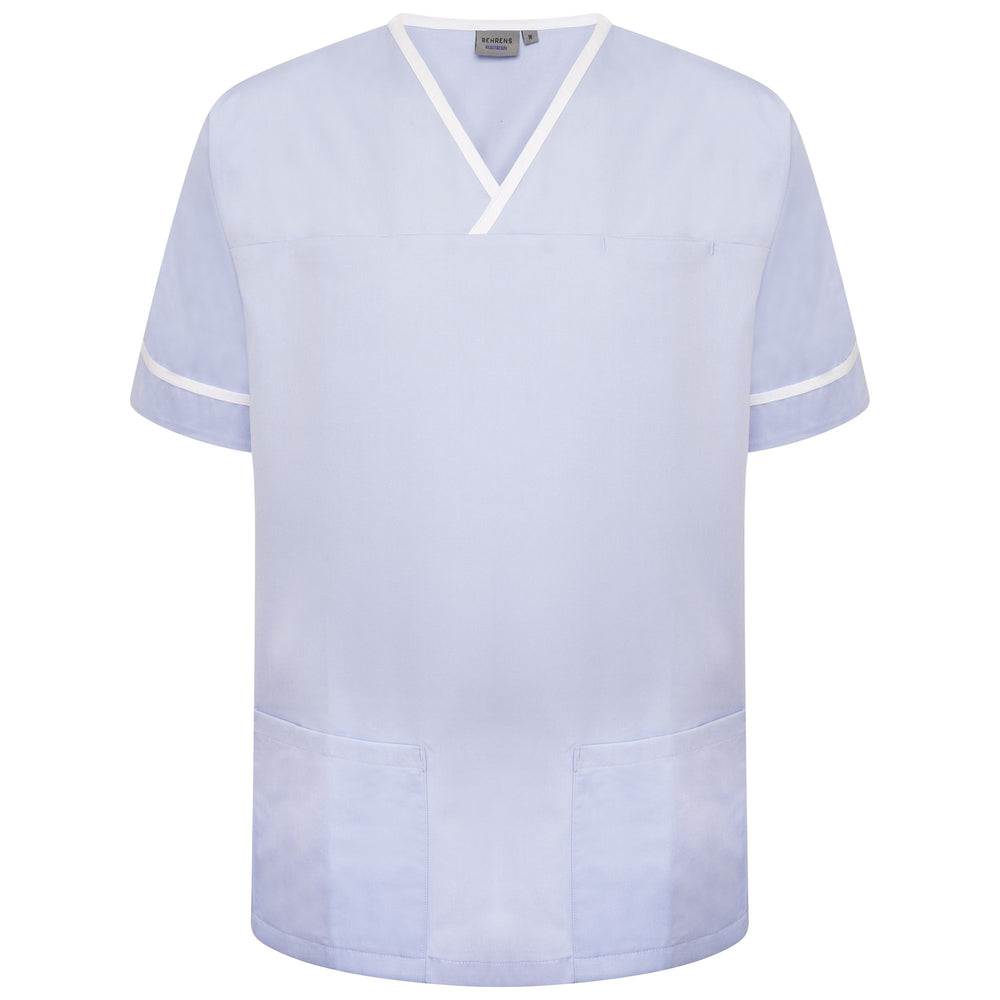 Behrens Contrast Trim Smart Scrub Top