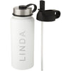 Branded Supra 1 L copper vacuum insulated sport bottle with 2 lids
