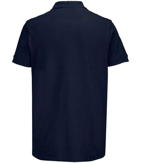 SOL'S Unisex Pacific Twin Piqué Polo Shirt French Navy