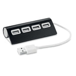 4 port USB hub with cable