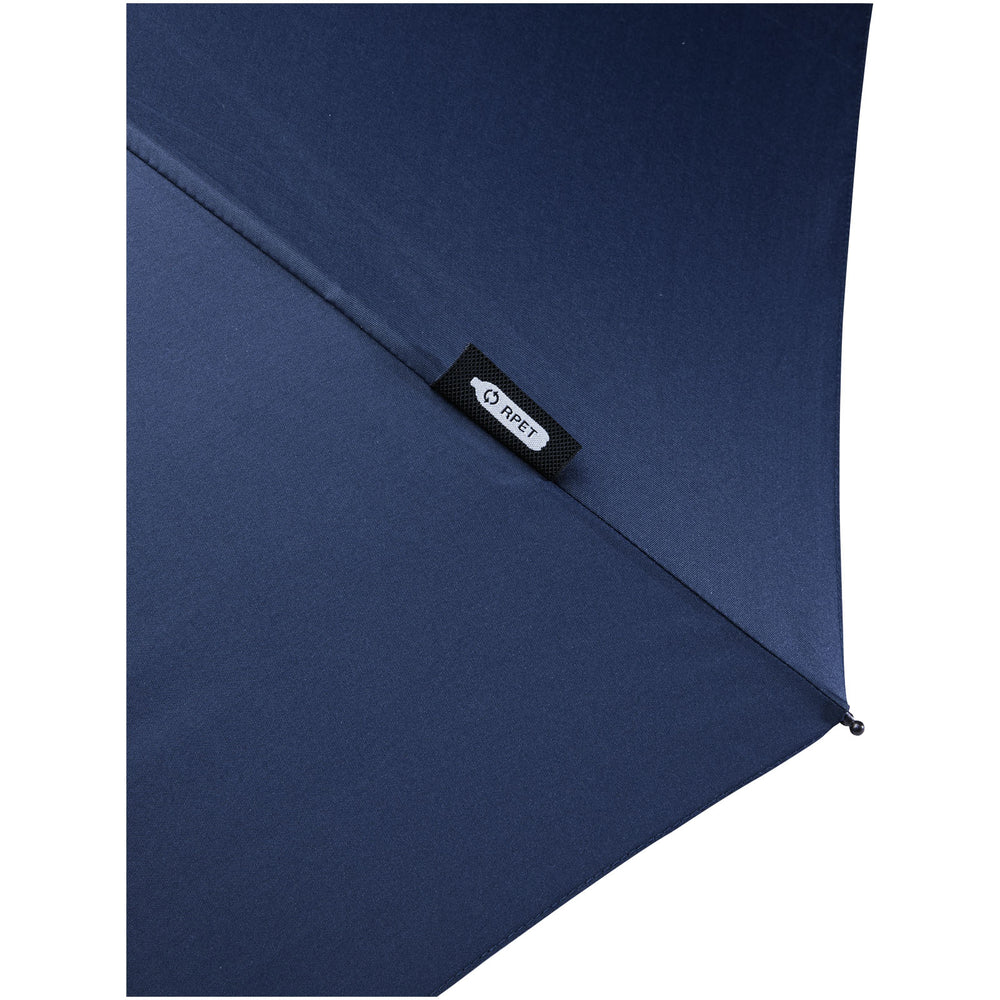 Branded Birgit 21'' foldable windproof recycled PET umbrella