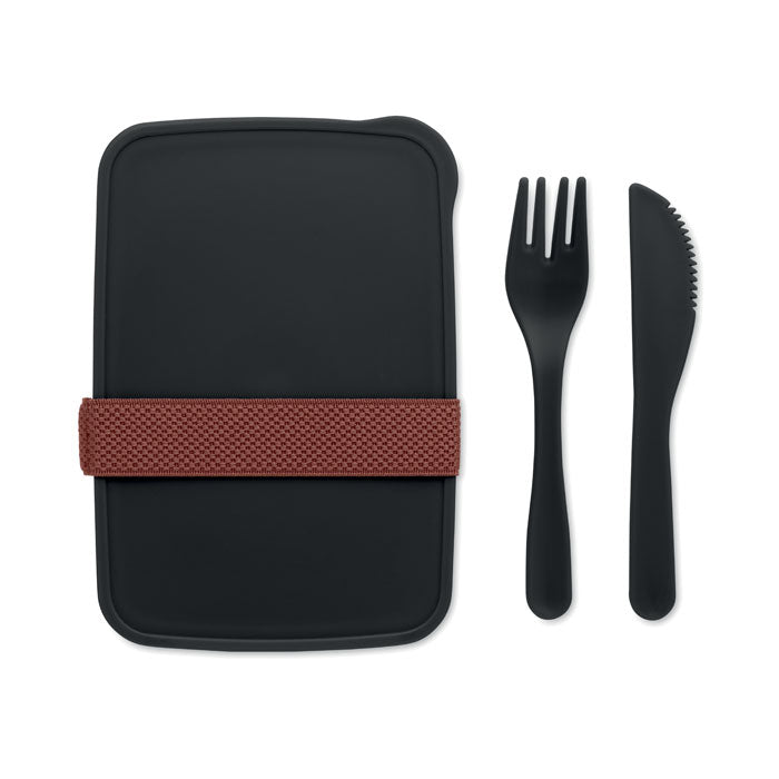 Branded Lunch box with cutlery