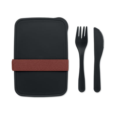 Branded Lunch box with cutlery