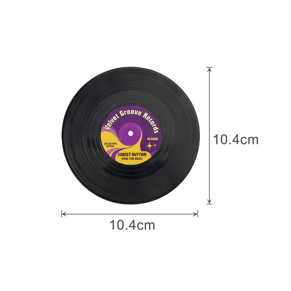 Custom Record Shape Coasters