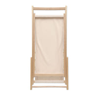 Beach chair in wood