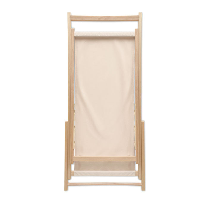 Branded Beach chair in wood