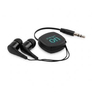 PINEL. Retractable earphones with cable