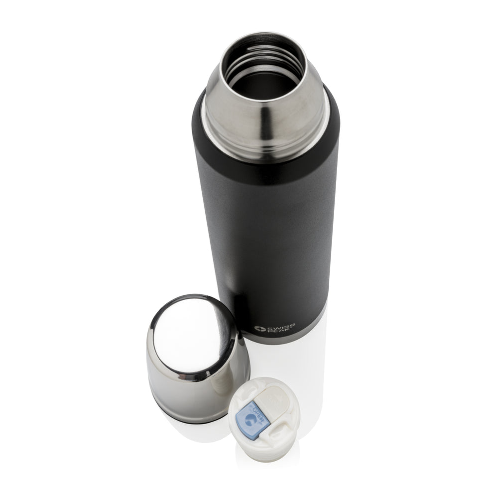 Branded Swiss Peak Elite 1L copper vacuum flask