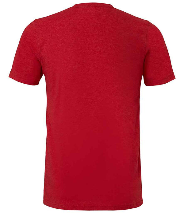 Canvas Unisex Tri-Blend T-Shirt Solid Red Tri-Blend