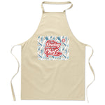 Kitchen apron in cotton Beige