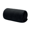 RPET fleece travel blanket Black