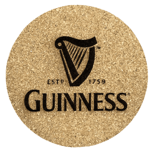 Branded Circular Cork Coaster | Engraved Budget Cork Coasters - Totally Branded