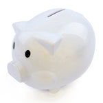 Translucent Plastic Pig Shaped Piggy Bank