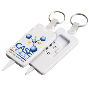 Tyre Gauge Keyring Printed Full Colour Printed 2 Sides