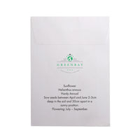 Seed Pack in White Paper Envelope